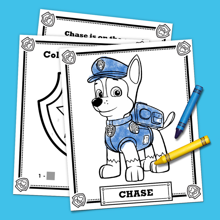 paw patrol coloring page printable