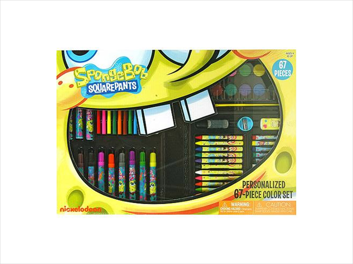 15 Birthday Gift Ideas for Preschoolers - SpongeBob Stationary Set