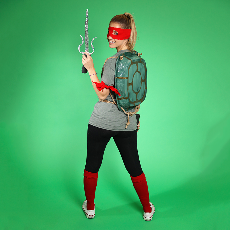 DIY Teenage Mutant Ninja Turtles Ladies Halloween Costume