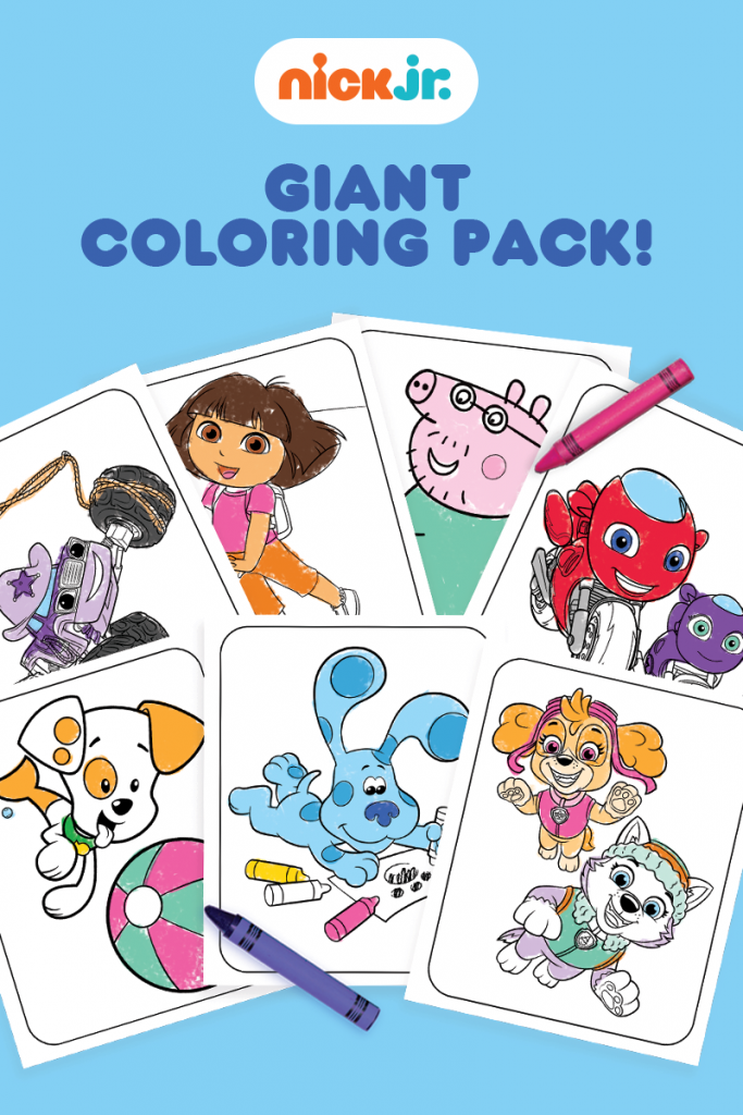 Get Out The Big Crayons For This Giant Coloring Pack Nickelodeon Parents