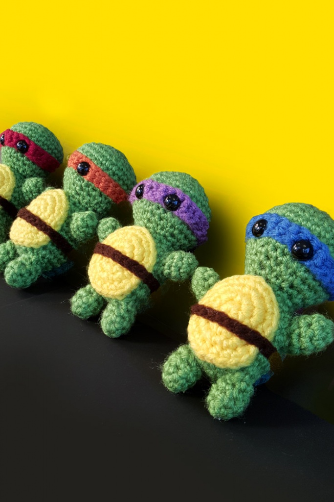 Teenage Mutant Ninja Turtles Amigurumi Crochet Pattern Nickelodeon Parents