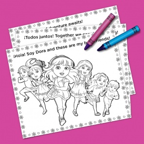 Dora and Friends Coloring Pack