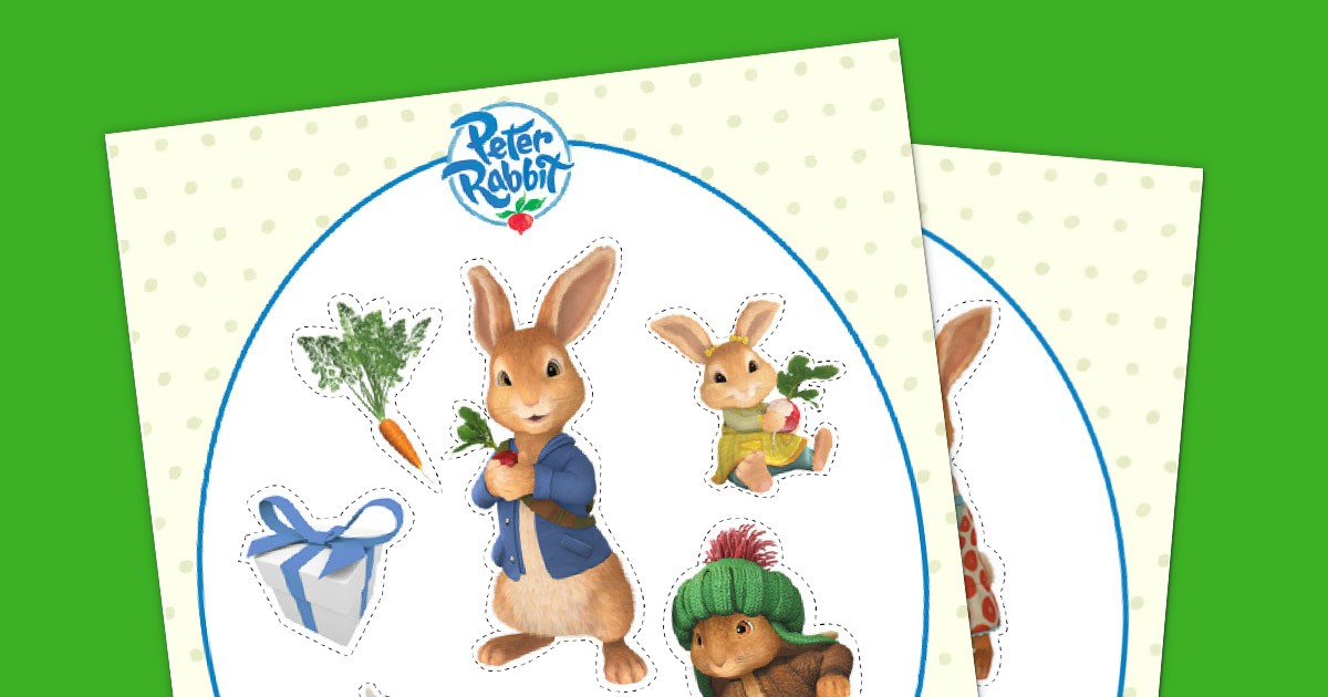 Peter Rabbit Birthday Party Goody Bag Stickers | Nickelodeon Parents