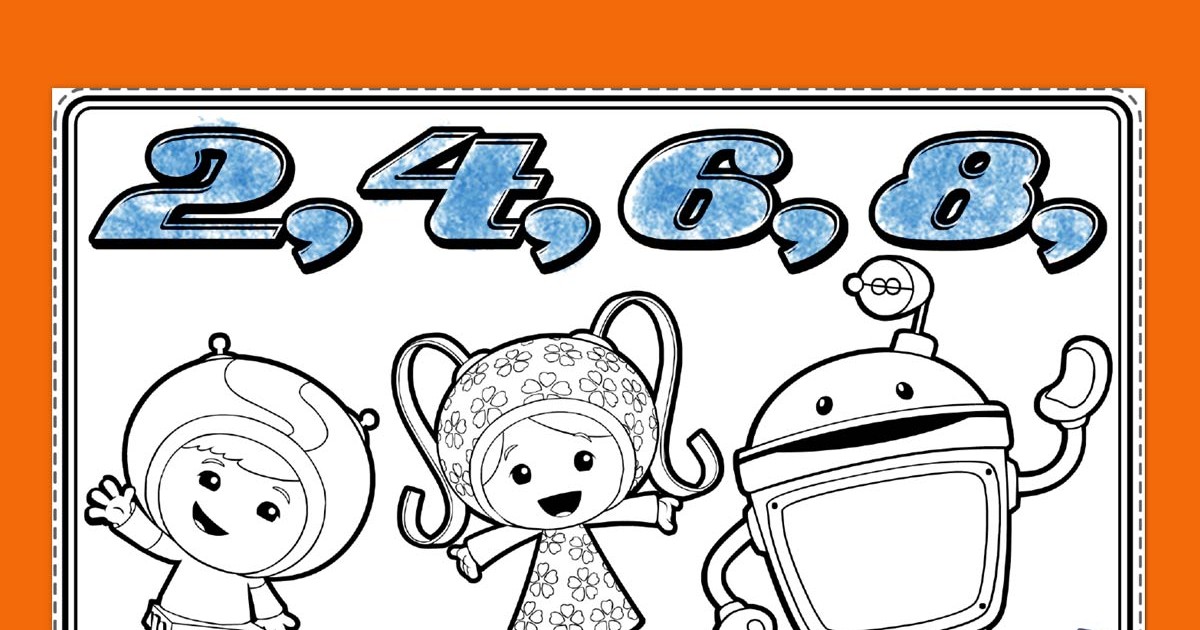 team umizoomi coloring page