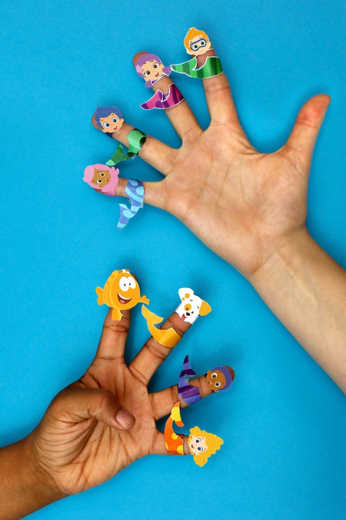 Bubble Guppies Printable Finger Puppets | Nickelodeon Parents