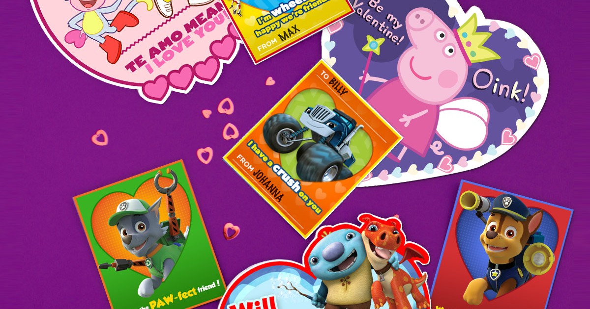 8 Cute DIY Nick Jr Valentine s Day Cards Nickelodeon Parents