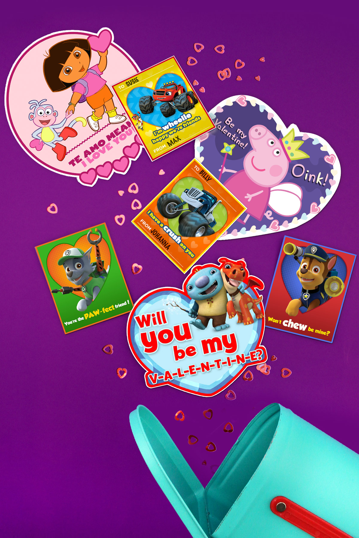 8 Cute DIY Nick Jr Valentine s Day Cards Nickelodeon Parents