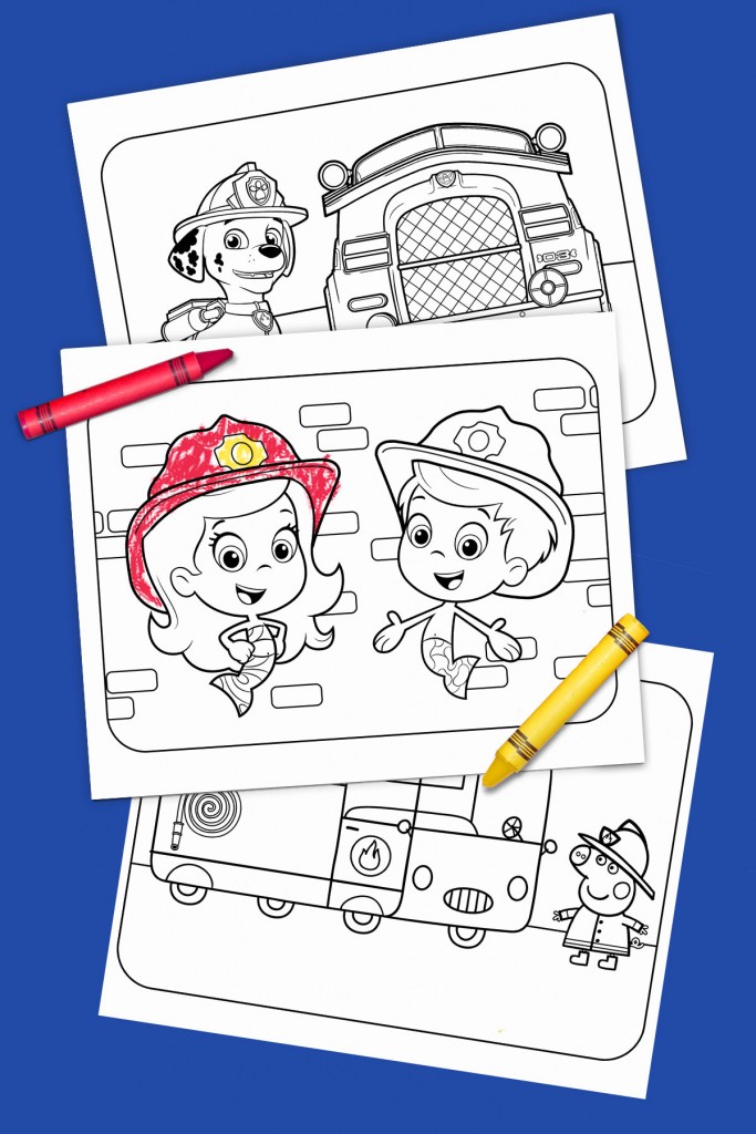 Fire Truck Heroes Printable Coloring Pack | Nickelodeon Parents