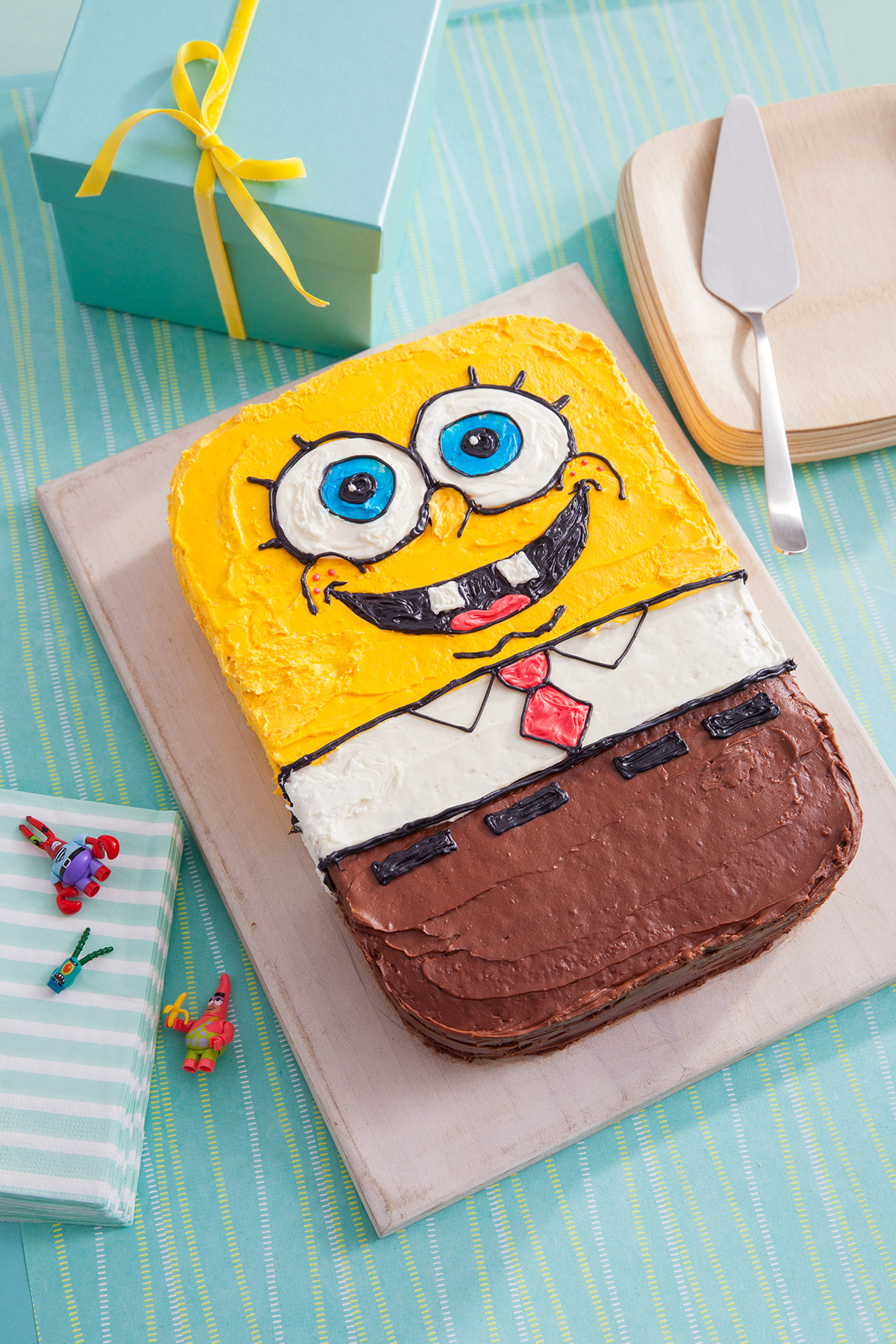 spongebob happy birthday cake