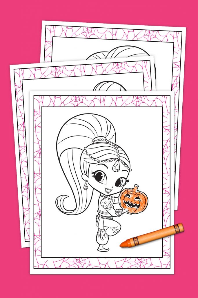 Shimmer and Shine Halloween Coloring Pack | Nickelodeon Parents