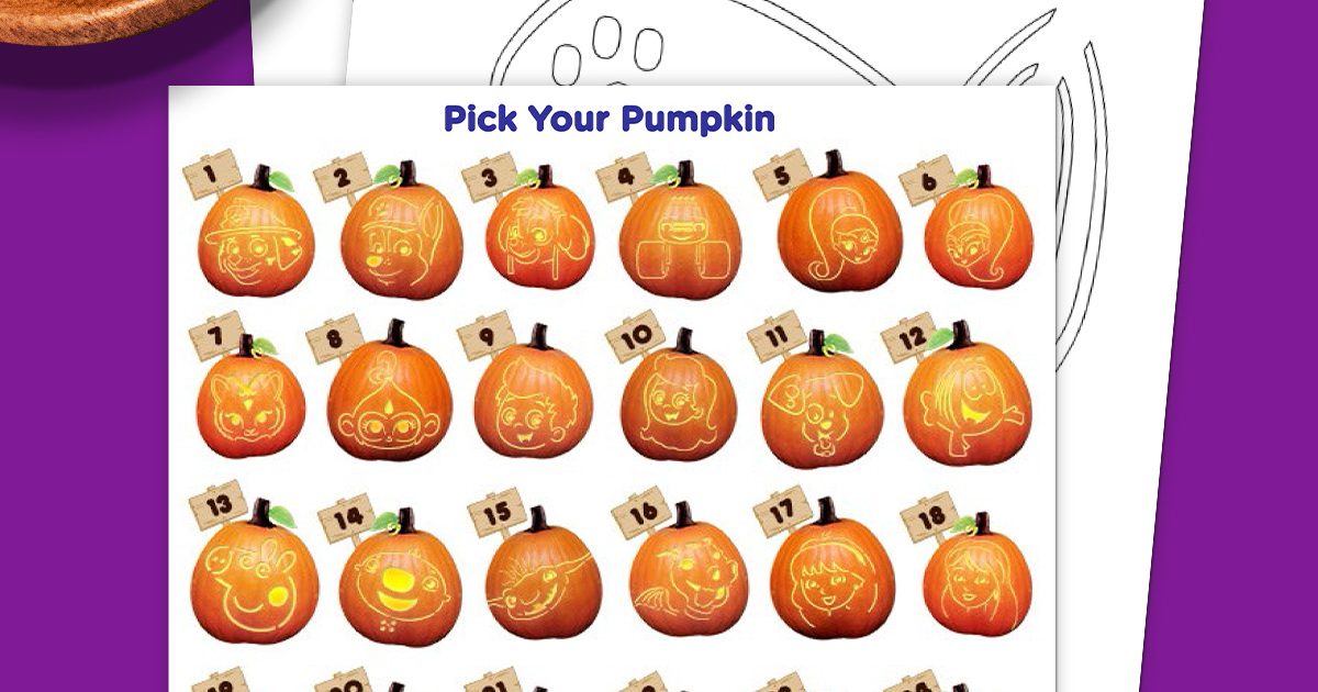 Halloween Pumpkin Stencils Nickelodeon Parents