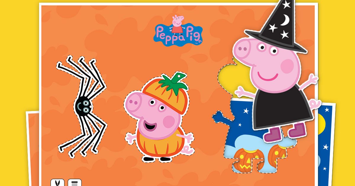 Peppa Pig Halloween Activity Pack | Nickelodeon Parents