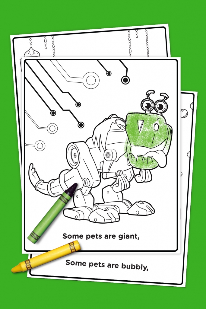 Pets of Nick Jr. Coloring Pack | Nickelodeon Parents