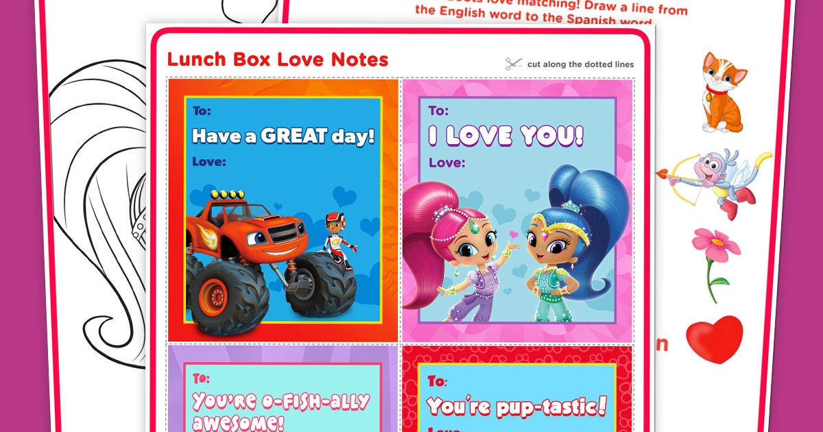 Nick Jr Valentine s Day Activity Pack Nickelodeon Parents