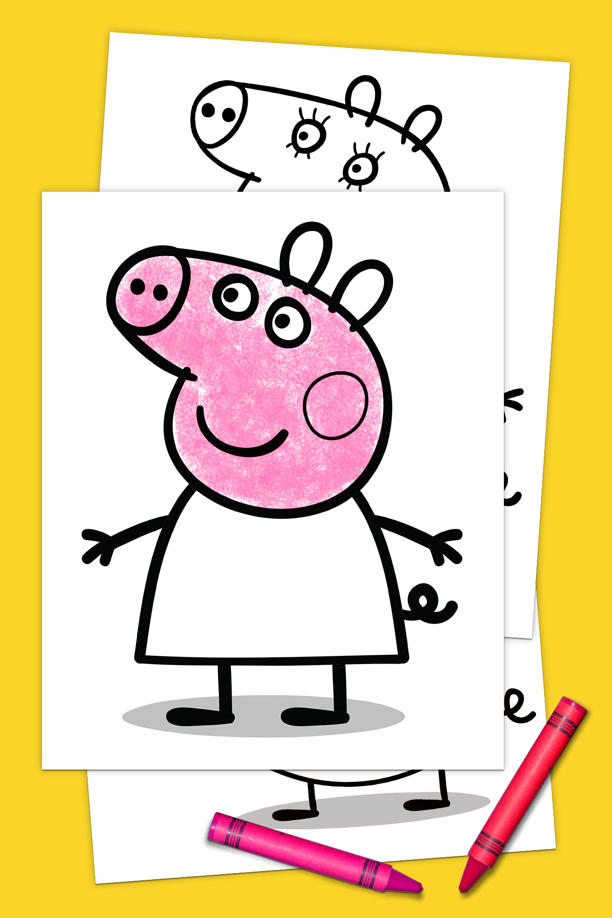 pig coloring