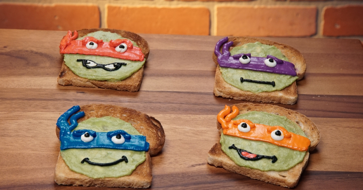 TMNT Booyakasha Avocado Toast | Nickelodeon Parents