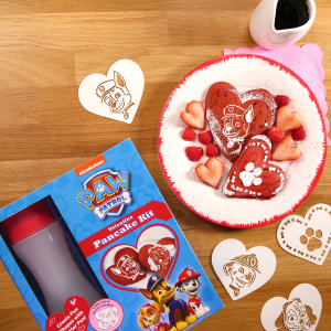 Paw Patrol Valentine Pancake Mix & Batter Pen Kit