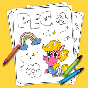 Download Corn And Peg Coloring Pages Nickelodeon Parents