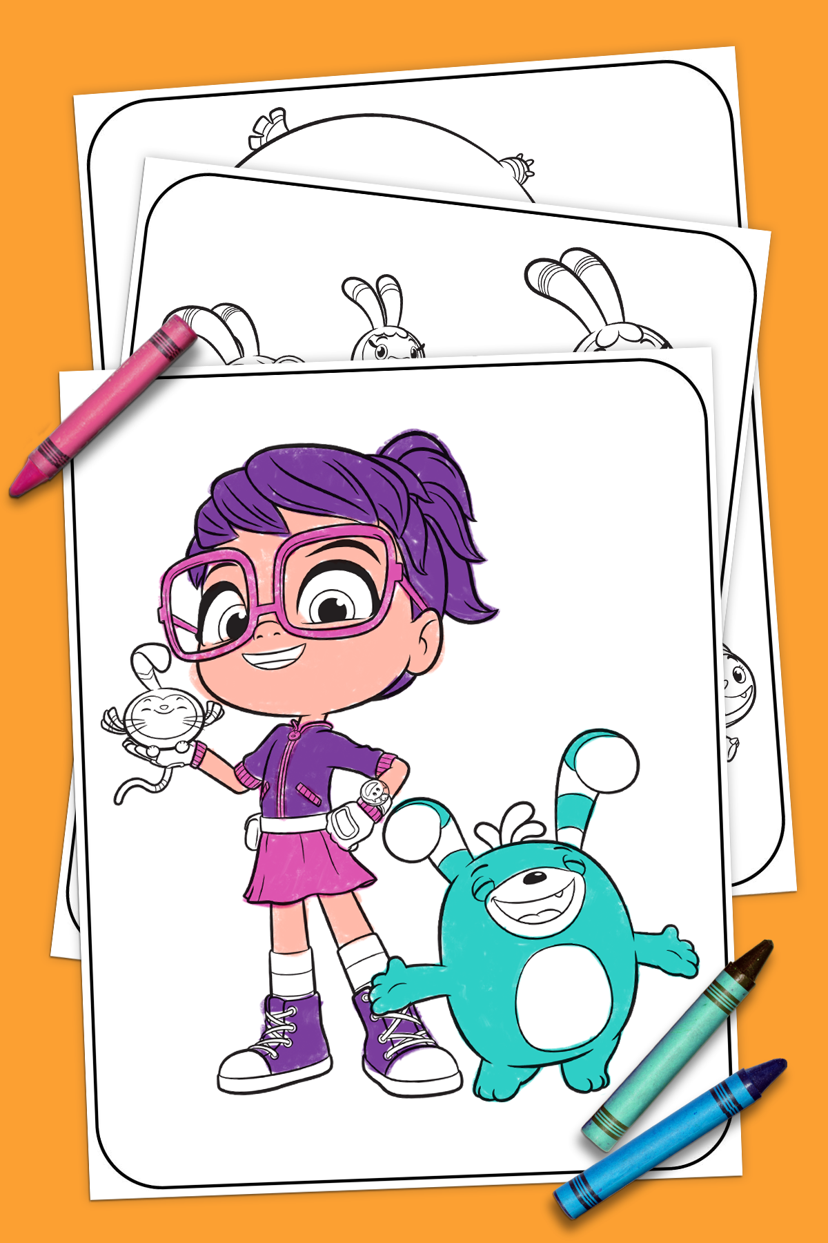 Download Abby Hatcher Coloring Pages Nickelodeon Parents