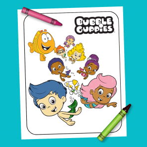 Bubble Guppies Coloring Sheet