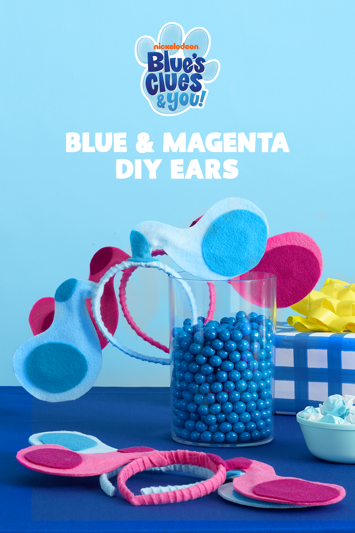 Blue \u0026 Magenta Wearable Ears 