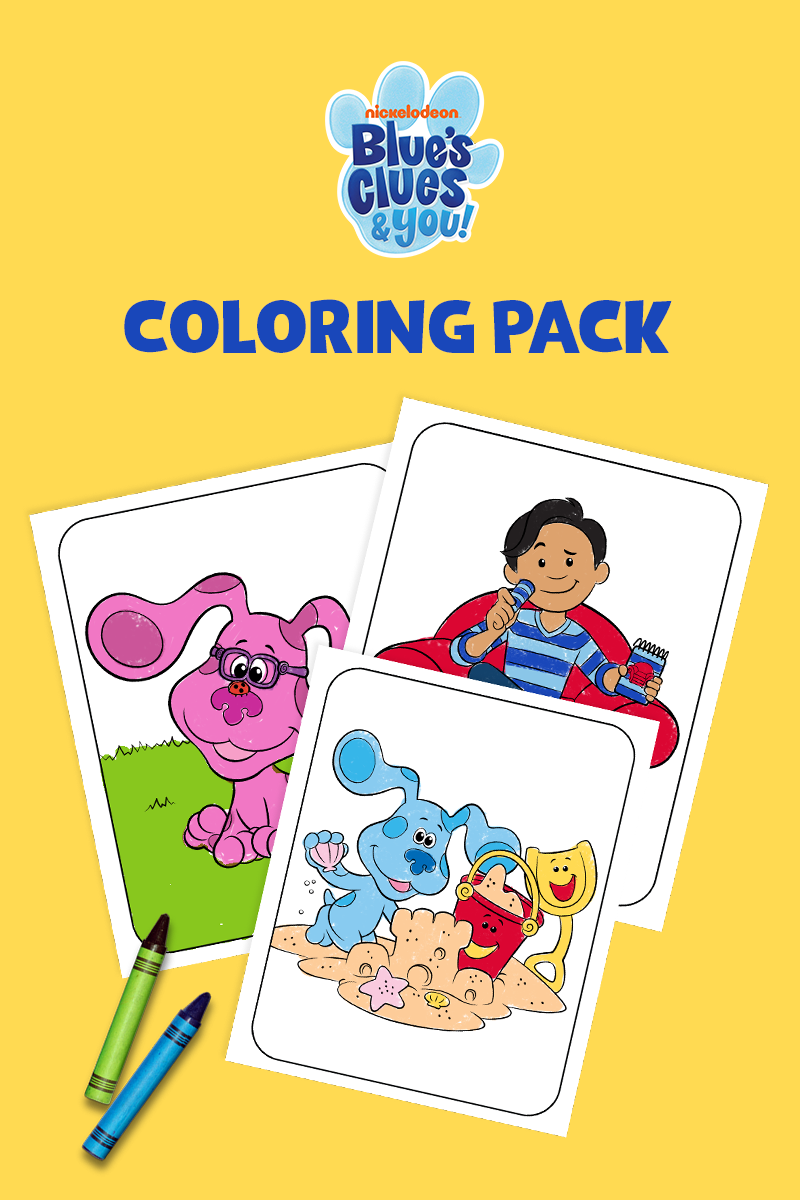 Blue s Clues You Coloring Pack Nickelodeon Parents
