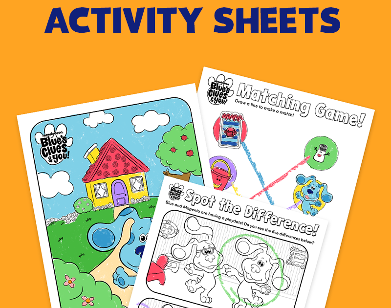 Blue's Clues Activity popular Bundle