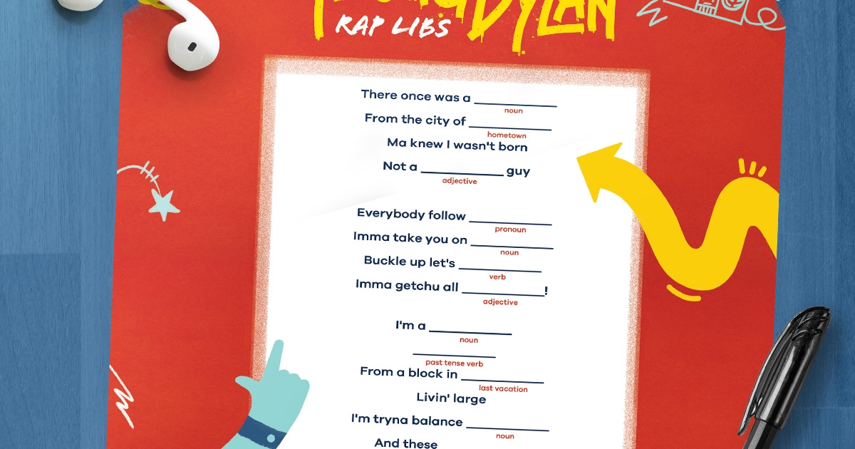 Add Your Own Spin to Young Dylan’s Rap Libs | Nickelodeon Parents