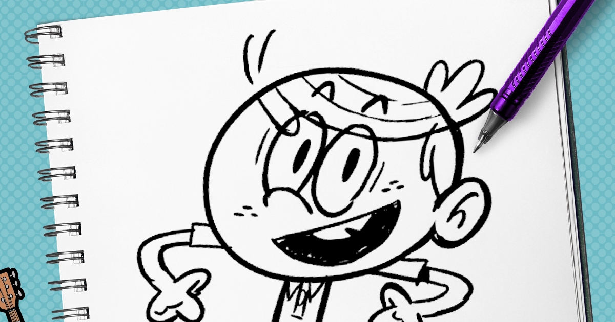 Draw Lincoln Loud Like a Pro  Nickelodeon Parents