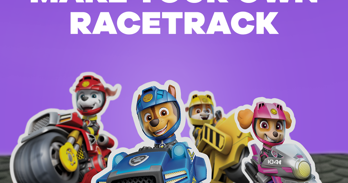 Make Your Own Moto Pups Racetrack | Nickelodeon Parents
