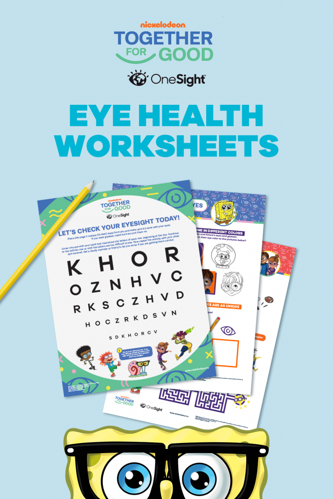 Nickelodeon Eye Health Worksheets | Nickelodeon Parents