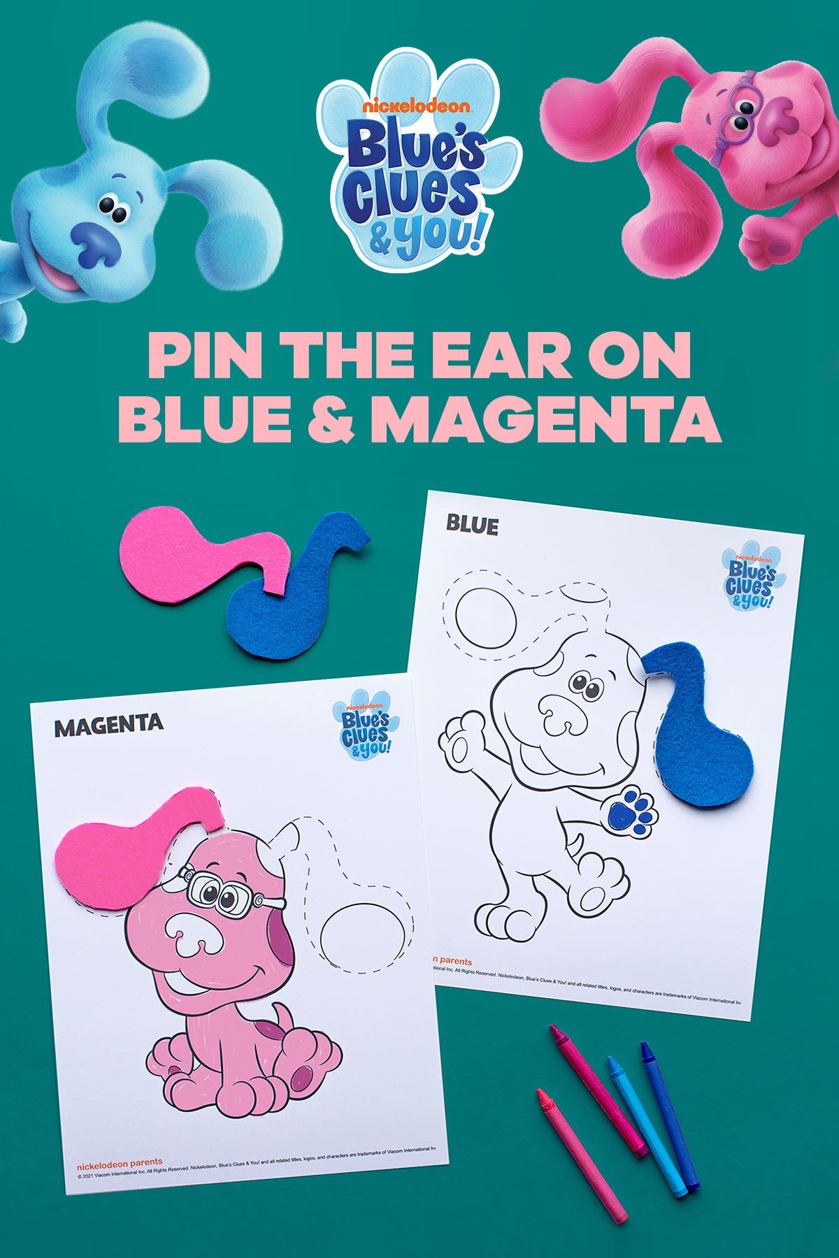 blues clues magenta