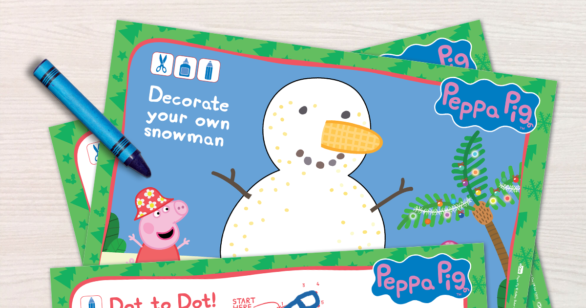 Make your holiday season oink-tastic with our Peppa Pig Advent