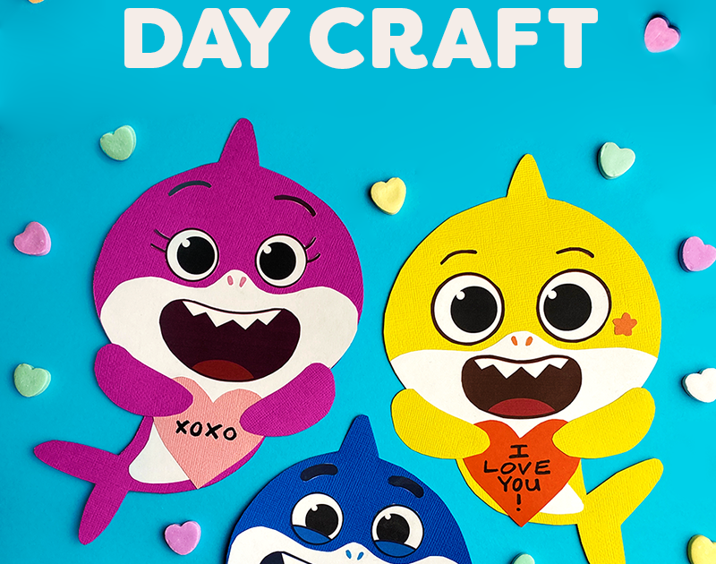 Baby Shark s Valentine Craft Nickelodeon Parents