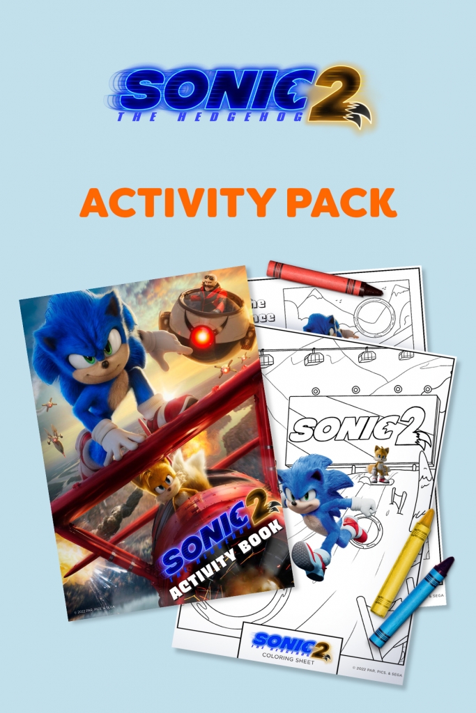 Sonic The Hedgehog 2 Activity Pack | Nickelodeon Parents